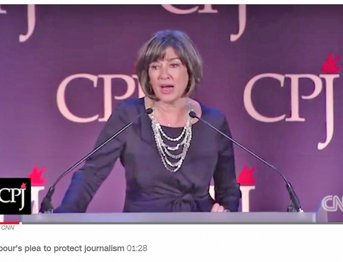 “I believe in being truthful, not neutral”, says Amanpour